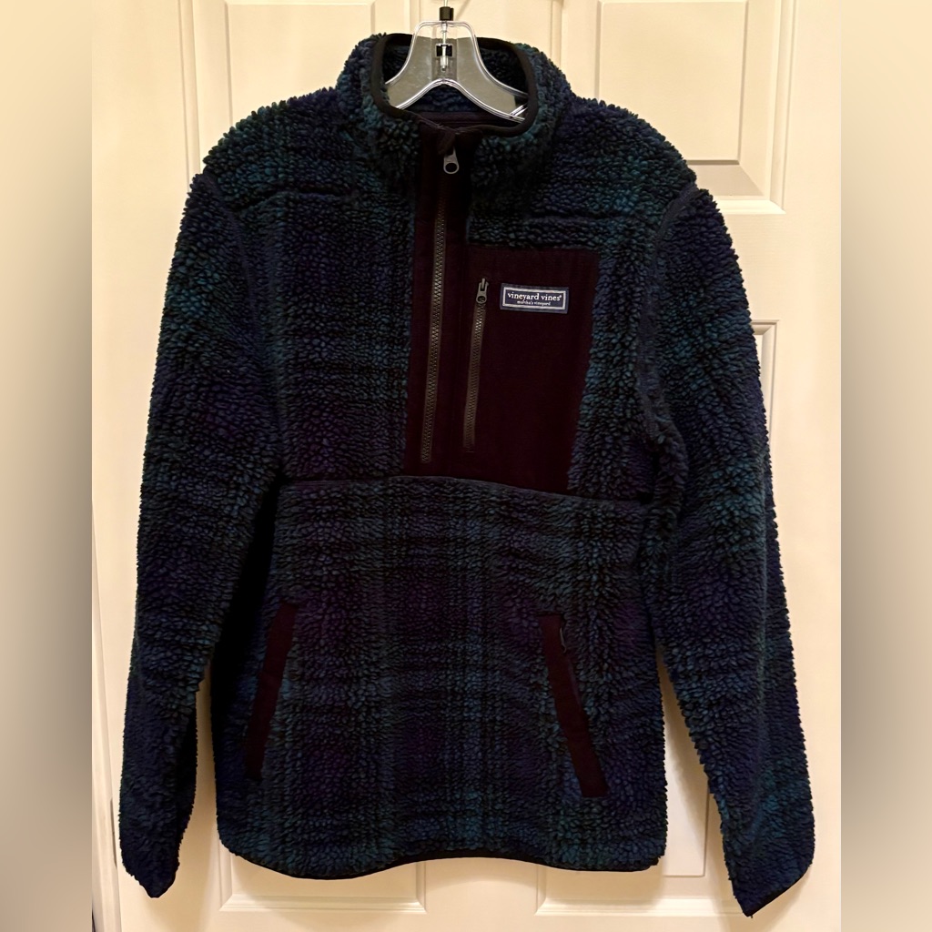 Vineyard Vines Supershep In Blackwatch Plaid